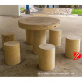 stone table and seat